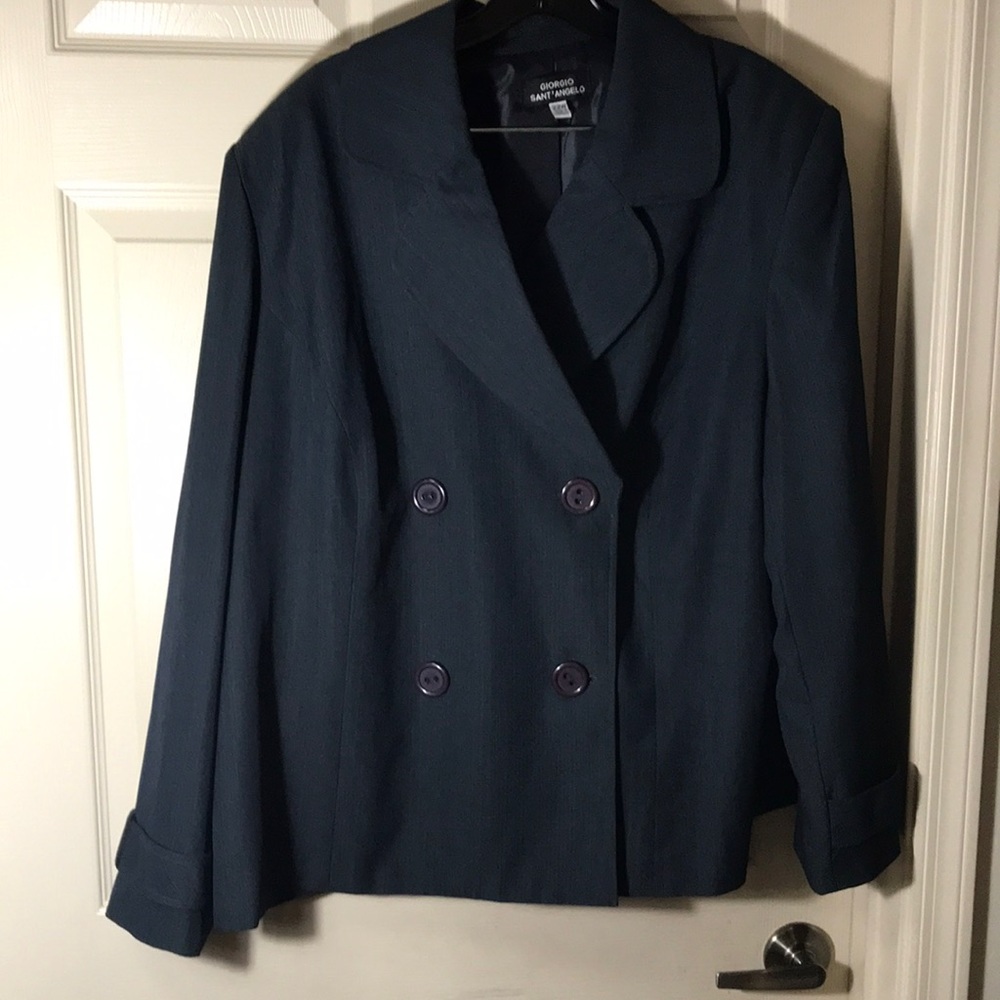 Double breast fully lined 2 piece pant suit